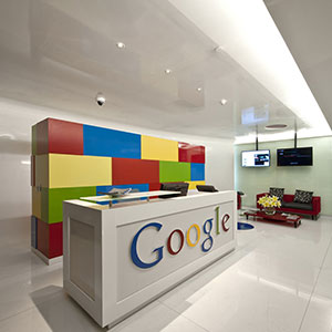 دکوراسیون اداری شرکت گوگل