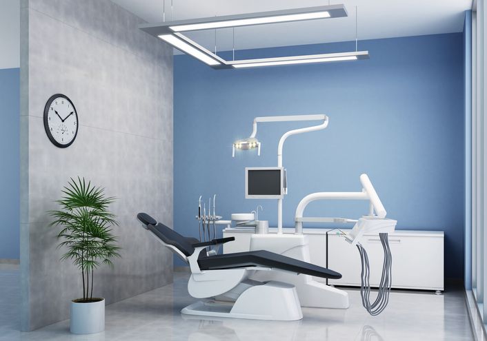 رنگ و نور در طراحی داخلی مطب دندانپزشکی