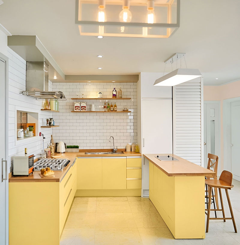 نقش رنگ ها در طراحی آشپزخانه